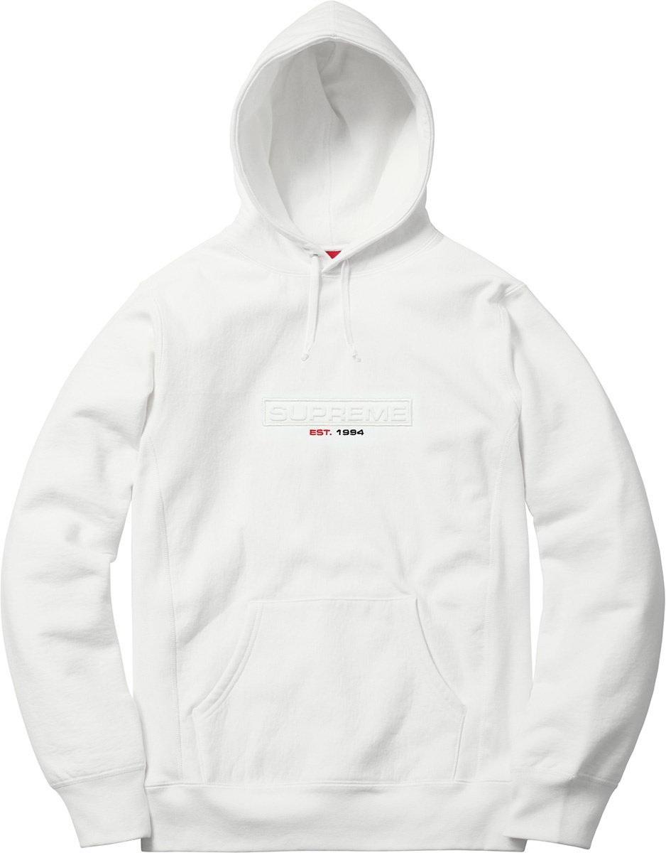 Embossed Logo Hooded Sweatshirt view 3